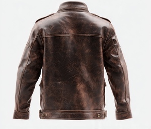 High Quality Premium Cool and Classy Leather <b>Jacket</b> For Casual Use - Product Image 4