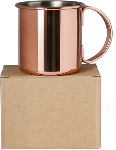 Heavy Gauge Copper Mule <b>Mug</b> with Smooth Finish Ideal for Professional Bartending and Restaurant Use Suitable for bars and cafe - Product Image 5