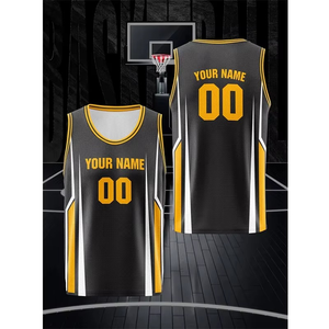 Camisetas de baloncesto vintage coloridas con nombre personalizado, transpirables, envío directo, impresión 3D, camiseta sin mangas informal de verano - Product Image 4