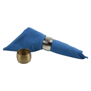 Support de serviettes en argent brillant, idéal pour la décoration de table, les mariages, les fêtes et les hôtels. - Product Image 6