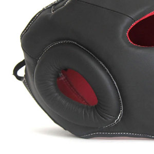 Protector de Cabeza de Boxeo de Cuero Personalizable de Alta Calidad, Equipo de Protección Portátil, Ajuste Cómodo, Colores y Logotipo Personalizados - Product Image 6