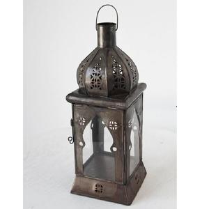 Farol de metal vintage nórdico, portavelas colgante para decoración del hogar, jardín, bodas, estilo marroquí. - Product Image 5