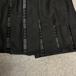 Men Scottish Black Cotton <b>Utility</b> <b>Kilt</b> with Detachable Cargo Pockets and Lace-Up Details Hybrid <b>Kilts</b> - Product Image 3