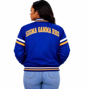 ซิกมา |   แกมมา |   เสื้อแจ็คเก็ต Rho Bomber, เสื้อแจ็คเก็ต Varsity ผ้าซาตินแบบสั่งทำพิเศษ, เสื้อแจ็คเก็ตชมรมนักศึกษาตัวอักษรกรีก, ของขวัญสำหรับเพื่อนร่วมชมรม - Product Image 2