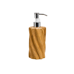 Ensemble de lavage des mains en teck de luxe ARTERRA, distributeur de savon liquide moderne et durable, facile à nettoyer, imperméable, écologique, pour hôtels - Product Image 2