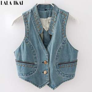 Chaleco Vaquero de Alta Calidad, Estilo Clásico para Cada Temporada, Duradero, Elegante y Cómodo - Product Image 4