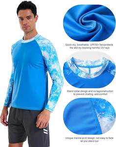 Camiseta de Compresión para Hombre de Alta Calidad OEM, Ajuste Delgado, Poliéster/Nailon, Manga Larga, Secado Rápido, Antibacteriana, Anti-UV, Cómoda y Transpirable - Product Image 3