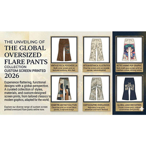 Vente en gros – Nouvelle collection automne décontractée pour femmes : Pantalon évasé à taille haute élastique, respirant, coupe régulière, double taille, jambe large, ODM - Product Image 4