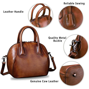 Nuevo Bolso Tote de Hombro para Mujer AZORES SPORTS, Diseño Personalizado, Cuero Genuino, Cierre de Cremallera, Resistente, para Exteriores - Product Image 6