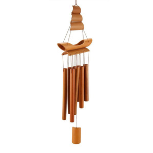 Campana de Viento de Bambú Ecológica Feng Shui, Sonido Melodioso Relajante, Campanas de Viento de Madera para Meditación Zen - Macy - Product Image 4