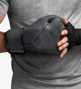 OEM Custom Logo Professional Cowhide Leather Boxing <b>Gloves</b> Full Finger <b>Touchscreen</b> Compatible Waterproof High Quality - Product Image 5