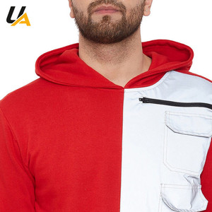 Survêtement d'hiver à capuche pour homme, unisexe, léger, avec blocs de couleur, taille élastique, pour la course à pied - Product Image 5