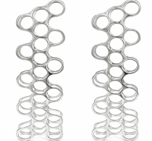 Porte-bouteilles en aluminium pour 20 bouteilles, support de rangement et de présentation de vin en métal autoportant pour bar à domicile, cuisine, restaurant et décoration de comptoir - Product Image 1