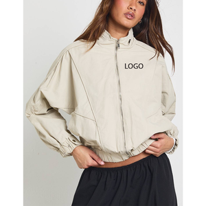 Chaqueta de Mujer de Tejido Softshell Transpirable, Directo de Fábrica, Impermeable, con Logotipo Personalizado, Estampado Puff, Bordado, Mangas Largas - Product Image 4