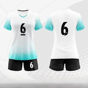 Derniers arrivages, prix compétitif, haute résistance, léger, écologique, ensembles d'uniformes de volley-ball 100% polyester - Product Image 3