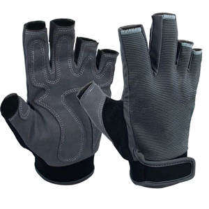 Gants de navigation en cuir extrême adhérence avec panneaux respirants Dry Fit et grip amélioré pour des performances optimales en navigation - Product Image 2