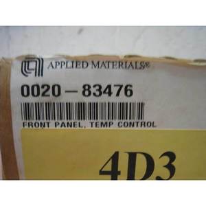 แผงด้านหน้า AMAT 0020-83476, ตัวควบคุมอุณหภูมิ - อุปกรณ์และอะไหล่เซมิคอนดักเตอร์ระดับโลกที่เชื่อถือได้ - Product Image 1