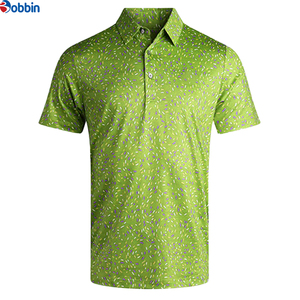 Polos de golf pour hommes, pour l'extérieur, Super Septembre, logo personnalisé, légers, extensibles dans les 4 sens, coupe ajustée, imprimé à motifs, col rigide - Product Image 6