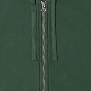 Sweat-shirts à capuche zippés pour hommes, couleur unie, 100% coton, tissu molletonné français, coupe classique, vêtements décontractés pour l'automne - Product Image 5