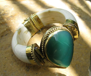 Brazalete de Cuerno de Búfalo Natural Ecológico de Primera Calidad, Estilo Animal, Impermeable, Diseño Único, HF CRAFTS - Product Image 4