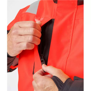 Custom Logo Construction Winter Hi Vis Long Sleeve Jackets Waterproof Reflective Safety Reflector Worker Jacket - Product Image 6