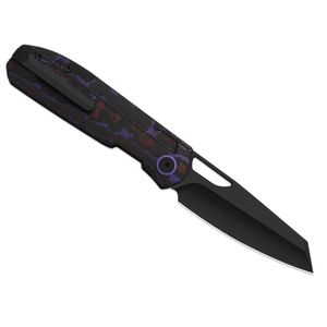 Cuchillos Plegables de Precisión con Hoja de Corte Afilada, Mango Ergonómico con Textura Negra y Mecanismo de Apertura Suave para Actividades al Aire Libre - Product Image 4