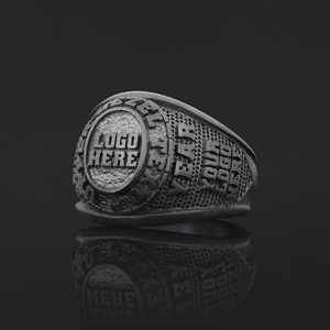 แหวนโรงเรียน BOJ 032 แหวนเงินประดับเพชรแบบสั่งทำพิเศษสำหรับรับปริญญา แหวนมหาวิทยาลัยสำหรับทุกเพศ ของขวัญสำหรับงานปาร์ตี้ในโอกาสต่างๆ ราคาประหยัด - Product Image 4