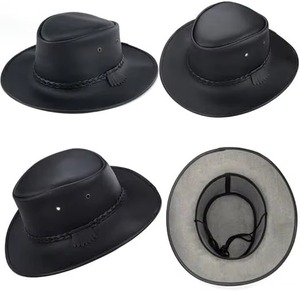 Chapeau de cowboy en cuir unisexe Proventure Industry PI-LCH-122, style western, pour sports de plein air, décontracté, à large bord, quatre saisons, pour adulte, vente en gros - Product Image 3