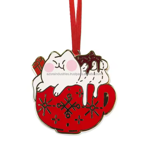 Tamaño personalizado regalo inoxidable hogar decorativo Metal adornos colgantes Navidad - Product Image 2