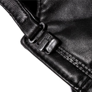 Casquette en cuir de vachette de haute qualité avec logo personnalisé, casquette de baseball vintage pour hommes, réglable, en cuir, pour motards - Product Image 6