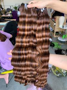 Extensión de cabello humano vietnamita 100% precio al por mayor barato con cabello ondulado virgen y remy de la mejor calidad - Product Image 5