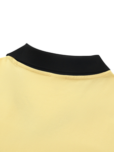 Maillot de football unisexe à col en V, manches courtes, infroissable, respirant, écologique, avec passepoil, coupe carrée, 100 % polyester - Product Image 4