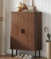 Meuble à chaussures en bois massif sur mesure pour entrée, salon, appartement, entrepôt et usage domestique – Design moderne, rangement facile