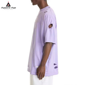 เสื้อยืดผู้ชายลายพิมพ์สไตล์วินเทจ ผ้าฝ้าย 100% ดีไซน์ใหม่สำหรับใส่กลางแจ้ง ทรงหลวม แฟชั่นขายส่ง - Product Image 2
