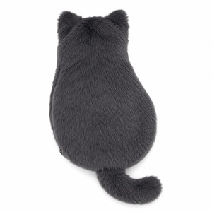 Estuche de Lápices de Felpa con Forma de Gato, Bolsa de Poliéster con Cierre, Portátil, de Gran Capacidad para la Escuela o Viajes, Bonito Regalo de Papelería de Felpa - Product Image 1