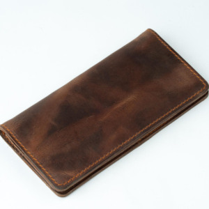 100% Genuine Leather Men's <b>Wallet</b> Fold Closure Long Design Eco-Friendly Professional High Quality Classic Style - Product Image 5