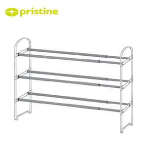 ขายส่ง eBay ไต้หวัน ผู้ผลิตเฟอร์นิเจอร์ในครัวเรือน ชั้นวางรองเท้าโลหะแบบพกพาทันสมัย ปรับขยายได้ - Product Image 6