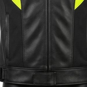 Custom Made Unisex Summer Leather Motorcycle <b>Racing</b> <b>Jacket</b> Breathable Windproof Sportswear for Bike Riding - Product Image 6