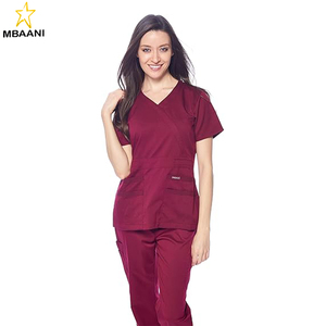 Uniform Women's <b>Scrub</b> <b>Set</b> Stretch and Soft Y-Neck Top and Pants - Product Image 4