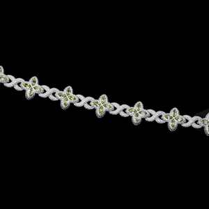 Nueva Llegada Pulsera Cubana Infinito de Plata 925 con Moissanita VVS Estilo Hip Hop Iced, Joyería para Fiesta - Product Image 3