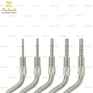 Ensemble de 5 Osteotomes Sinusculaires à Pointe Concave Courbée (Droits 2.6mm 3.1mm 3.8mm 4.5mm 5.0mm) Instruments d'Implantologie Dentaire - Product Image 4