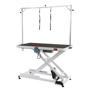Tavolo da Toelettatura Elettrico Professionale per Animali Domestici da 50 Pollici, Regolabile in Altezza, Antiscivolo, con Braccio e Alimentazione a Batteria per Cani di Taglia Grande - Product Image 1