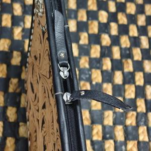 Portafolio Profesional de Cuero Genuino, Bolsa Duradera con Cierre de Cremallera Negra, Accesorio - Product Image 5