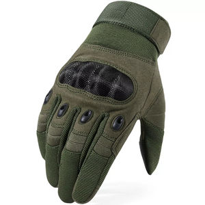 Guantes Tácticos de Cuero de Alta Calidad para Deportes al Aire Libre, Ciclismo, Caza, Entrenamiento, Antideslizantes, Compatibles con Pantalla Táctil - Product Image 3