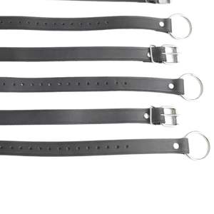 Manchettes de cheville en peau de mouton avec boucles robustes, rembourrage confortable, largeur 4,5 cm, imprimées par transfert thermique - Product Image 2