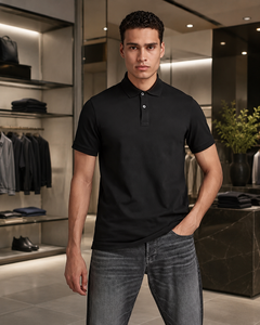 Camisas de Manga Corta para Hombre, de Poliéster/Algodón, Transpirables, Suaves, Antiarrugas, con Logotipo Bordado Personalizado, Precio de Fábrica, ODM - Product Image 3