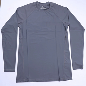 เสื้อแรชการ์ดผู้ชาย/ผู้หญิงรุ่นใหม่ สีพื้น ระบายอากาศได้ดี ผลิตจากผ้าสแปนเด็กซ์/โพลีเอสเตอร์ แห้งเร็ว ปรับขนาดได้ - Product Image 3