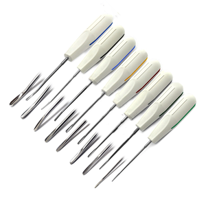 Elevadores dentales quirúrgicos para la extracción de dientes luxados en conductos radiculares, para procedimientos precisos y atraumáticos - Product Image 6