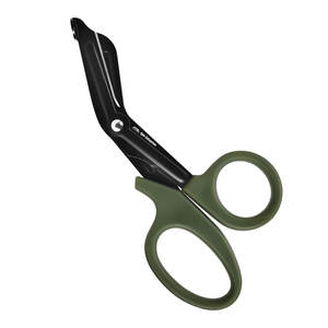<b>Green</b> and Orange Medical Scissors Bandage Scissors for Nurses 7.5 Inches Non <b>Stick</b> Blades Stainless Steel Nursing Scissors - Product Image 4