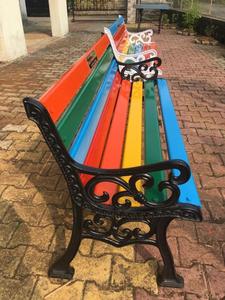 <b>Wooden</b> Metal Garden <b>Bench</b> Home Hotel Garden Seating Durable Yard <b>Bench</b> Indoor Outdoor Furniture Premium Park Seat - Product Image 2